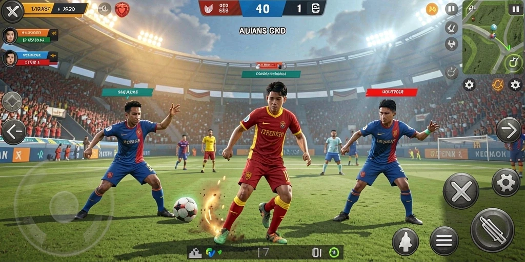 a200m - Menyoroti grafis yang memukau dalam game.